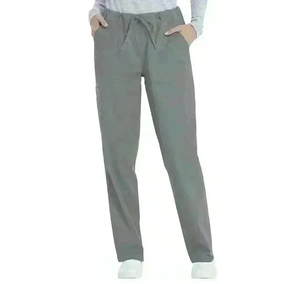 Unisex Scrubstar Core Essentials Scrub Pants Size 3XL Drawstring Tie Condor Grey - Picture 2 of 11